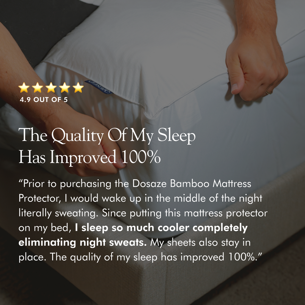 Dosaze™ Cooling Bamboo Waterproof Mattress Protector